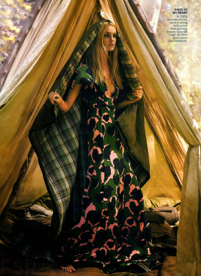 Caroline Trentini - photoshoot for Vogue USA