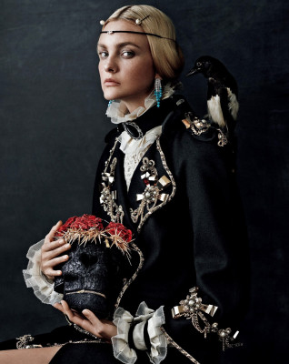 Caroline Trentini - photoshoot for Vogue Japan, by Giampaolo Sgura
