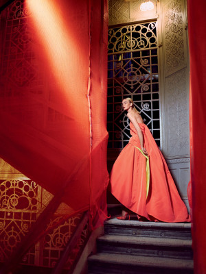 Caroline Trentini - photoshoot for Vogue USA, by Mikael Jansson