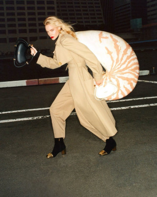 Caroline Trentini ~ Balmain F/W 2024.25 by Theo Liu