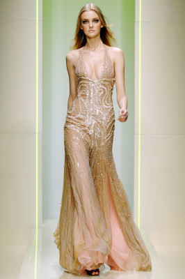 Caroline Trentini for Versace F/W 2005