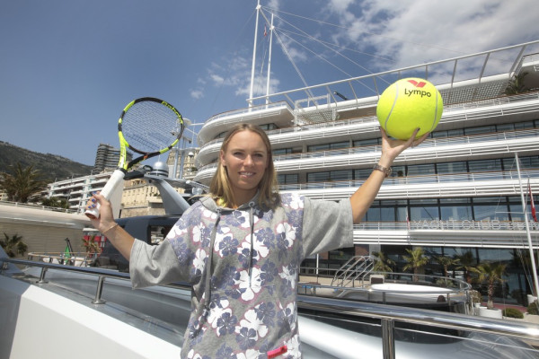 Caroline Wozniacki - named Lympo App Ambassador in Monaco