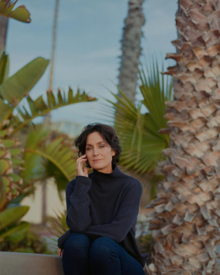 Carrie-Anne Moss by Ryan Pfluger for NY Times (Dec 2021)