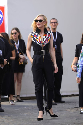 Cate Blanchett at Louis Vuitton Fashion Show in Paris 10/02/23