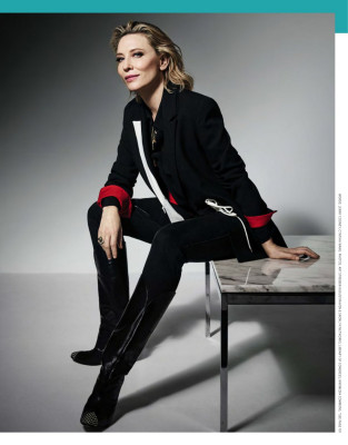 CATE BLANCHETT in Foxtel Magazine, April 2020