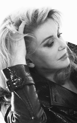 Catherine Deneuve by David Sims for Saint Laurent // 2021