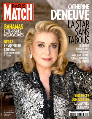 Catherine Deneuve – Paris Match 12-18 September 2019 Issue