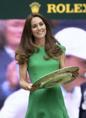 Kate Middleton - 2021 Wimbledon Tennis Championships in London