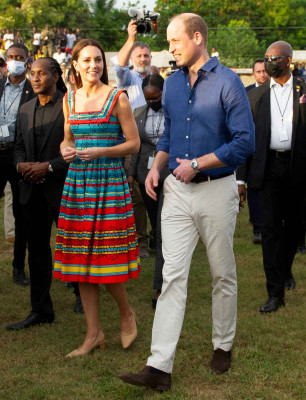 Catherine Middleton - Royal Tour: Caribbean - Jamaica 04/22/2022