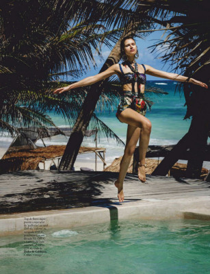 CATO VAN EE in Elle Magazine, Spain August 2020