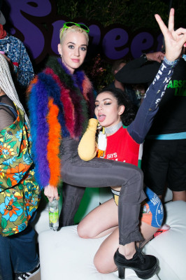 Charli XCX at Moschino Candy Crush Desert Party – Coachella