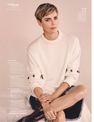 CHARLIZE THERON in The Hollywood Reporter, November 2019