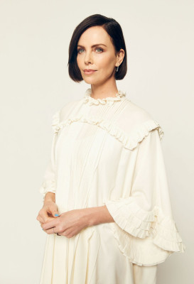 Charlize Theron – “Long Shot” Portrait Session at the 2019 SXSW