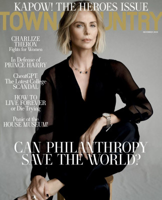 Charlize Theron for Town&amp;amp;Country November 2023