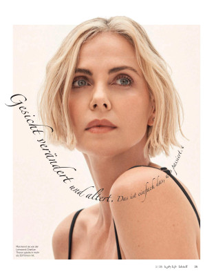 Charlize Theron for Falstaff Happy Life Magazine Austria 01-2025
