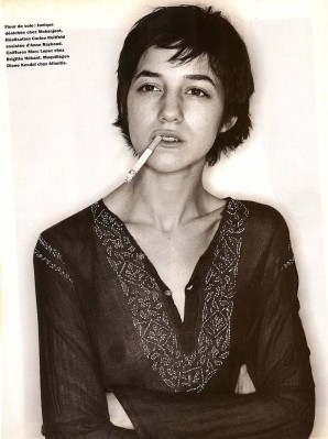 Charlotte Gainsbourg ~ Glamour France June 1994 by Juergen Teller