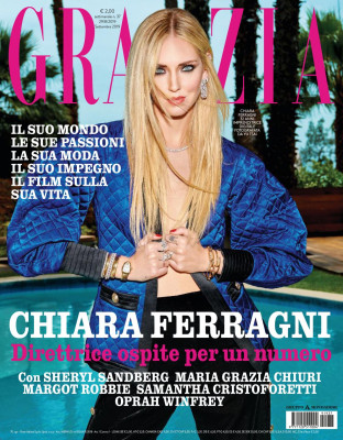 CHIARA FERRAGNI in Grazia Magazine, Italy August 2019
