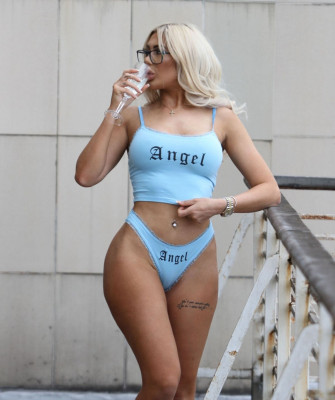 CHLOE FERRY Chilling on Her Balcony 07/17/2020