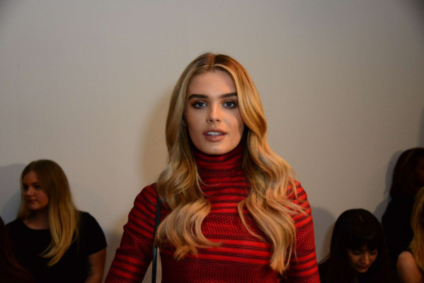 Chloe Lloyd at Teatum Jones Fashion Show at London Fashion Week 02/17/2017