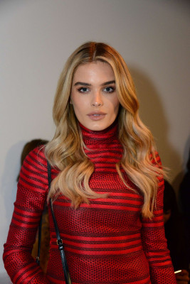 Chloe Lloyd at Teatum Jones Fashion Show at London Fashion Week 02/17/2017