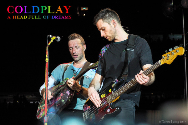 Chris Martin at Singapore 04/01/2017
