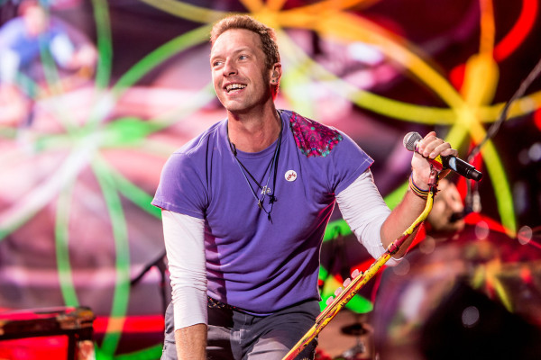 Chris Martin in Milan July 2017
