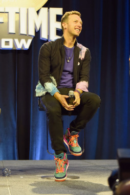 Chris Martin - Pepsi Super Bowl Halftime Press Conference in San Francisco