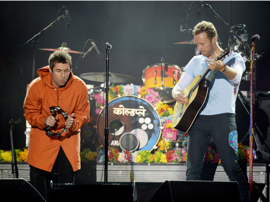 Chris Martin at One Love Manchester 06/04/2017