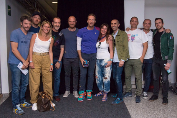 Chris Martin in Milan July 2017