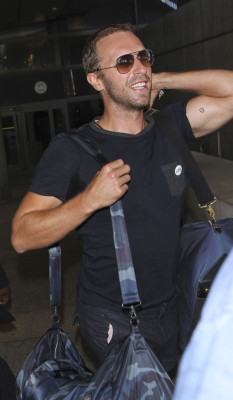 Chris Martin at LAX 09/06/2014