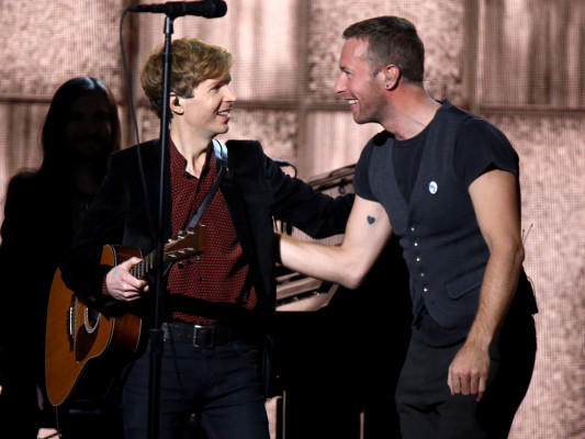 Chris Martin - 57th Annual Grammy Awards in Los Angeles 02/09/2015