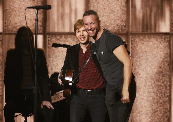 Chris Martin - 57th Annual Grammy Awards in Los Angeles 02/09/2015