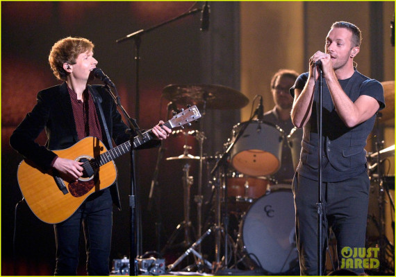 Chris Martin - 57th Annual Grammy Awards in Los Angeles 02/09/2015