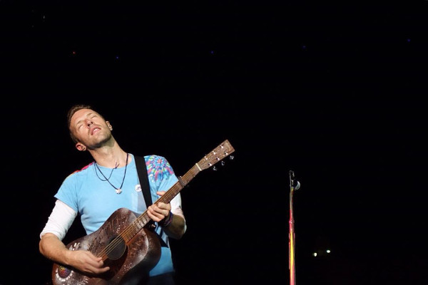 Chris Martin in Melbourne, Australia 12/09/2016