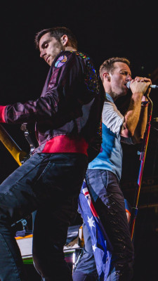 Chris Martin in Melbourne, Australia 12/09/2016