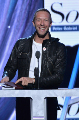 Chris Martin - Rock And Roll Hall Of Fame Induction Ceremony in NY 04/10/2014