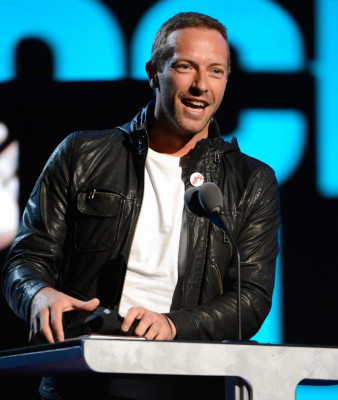 Chris Martin - Rock And Roll Hall Of Fame Induction Ceremony in NY 04/10/2014