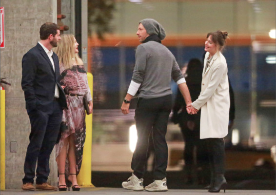 Chris Martin at Ellen Degeneres 60th birthday party in Los Angeles 02/10/2018