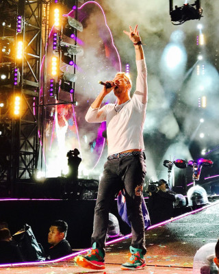 Chris Martin in Melbourne 12/10/2016