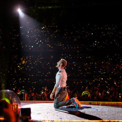 Chris Martin in Melbourne 12/10/2016