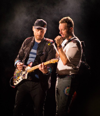 Chris Martin in Melbourne 12/10/2016