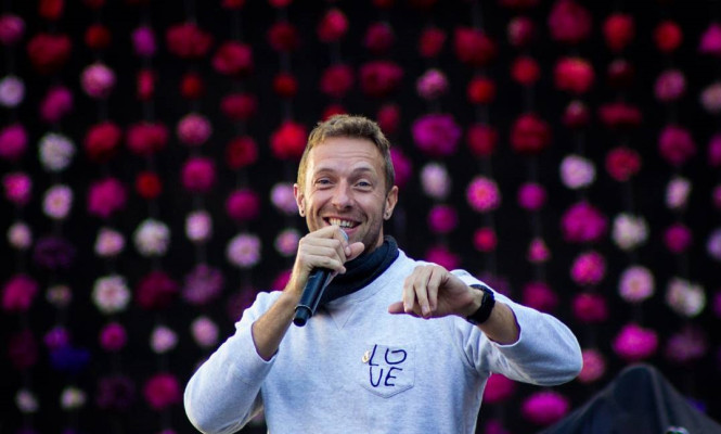 Chris Martin in Melbourne 12/10/2016