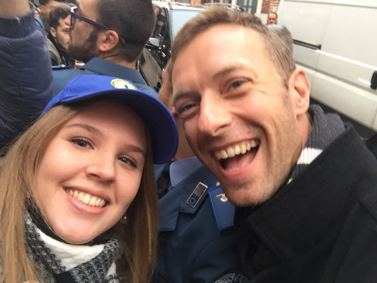 Chris Martin in Milan 11/13/2016