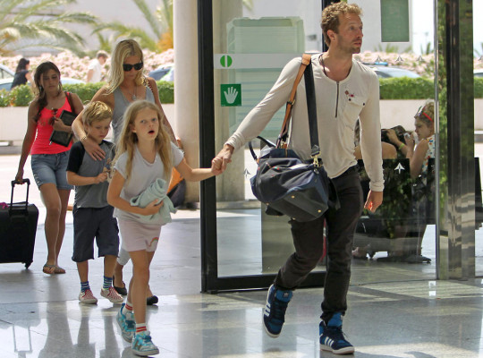 Chris Martin in Mallorca 07/14/2013