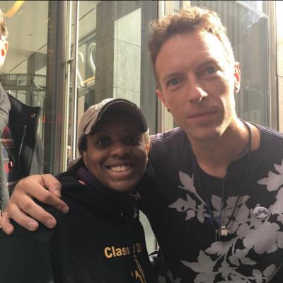 Chris Martin in New York 03/16/2016