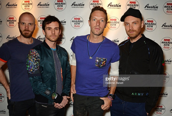 Chris Martin - NME Awards 02/17/2016