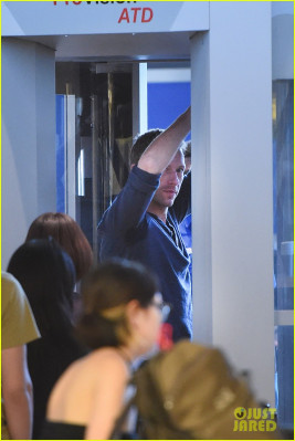 Chris Martin - JFK Airport in New York 07/20/2015