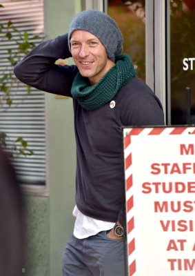Chris Martin - LA Philharmonic Gustavo Dudamel at Walk of Fame Ceremony 01/22/19