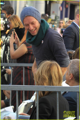 Chris Martin - LA Philharmonic Gustavo Dudamel at Walk of Fame Ceremony 01/22/19