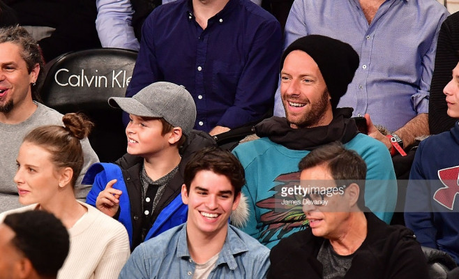 Chris Martin - Nets vs. Warriors game in Brooklyn 12/22/2016